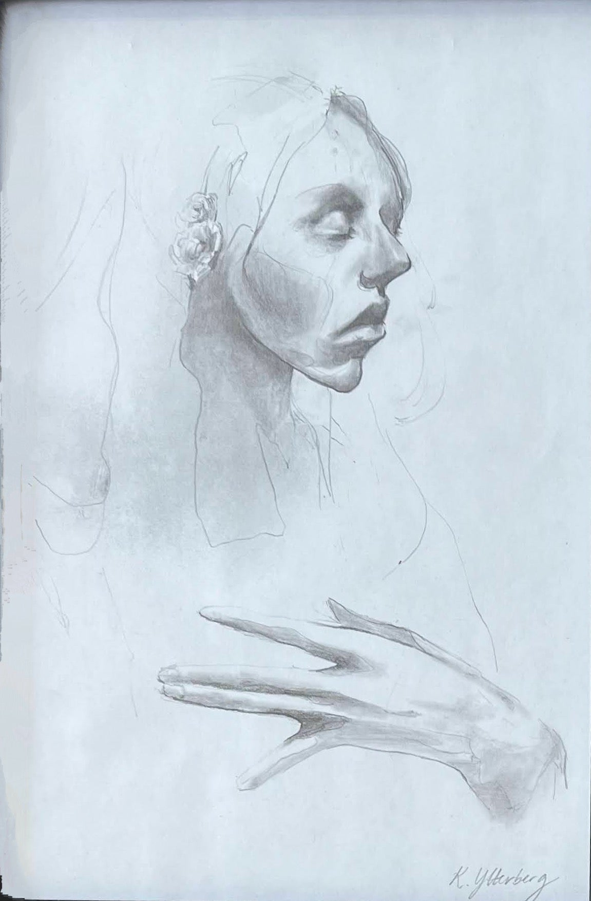 Woman in graphite