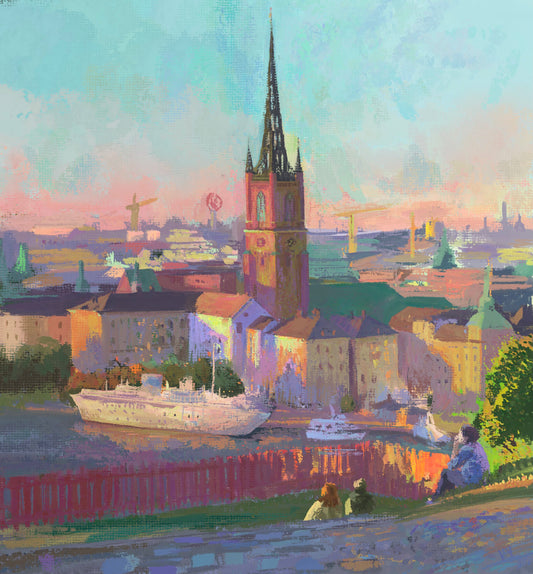 Riddarholmen från Ivar Los Park - Print (Begr. upplaga)